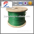 7x7 electric gal pvc coated steel rope